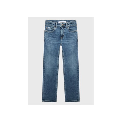 Calvin Klein Jeans Jeansy IG0IG01688 Niebieski Regular Fit ze sklepu MODIVO w kategorii Spodnie chłopięce - zdjęcie 168535345