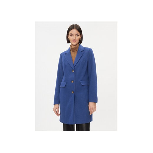 Vero Moda Płaszcz przejściowy 10288831 Niebieski Regular Fit ze sklepu MODIVO w kategorii Płaszcze damskie - zdjęcie 168535397