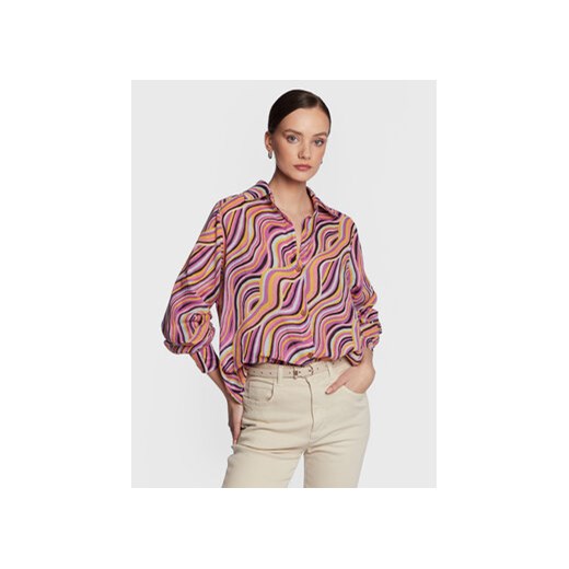 Billabong Koszula Swell EBJWT00102 Fioletowy Oversize ze sklepu MODIVO w kategorii Koszule damskie - zdjęcie 168535399