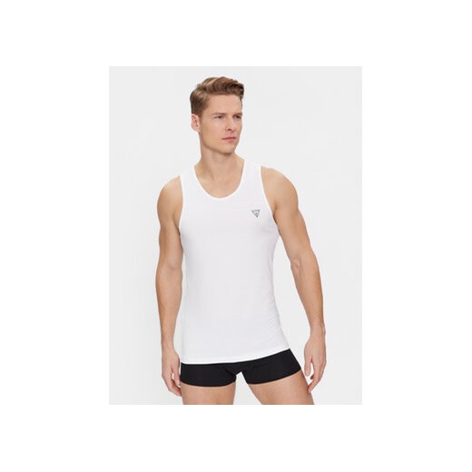 Guess Tank top U97M02 KCD31 Biały Regular Fit Guess S MODIVO