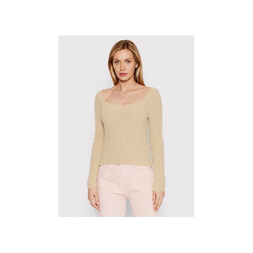 DeeZee Sweter Delaware AL002 Beżowy Regular Fit S MODIVO