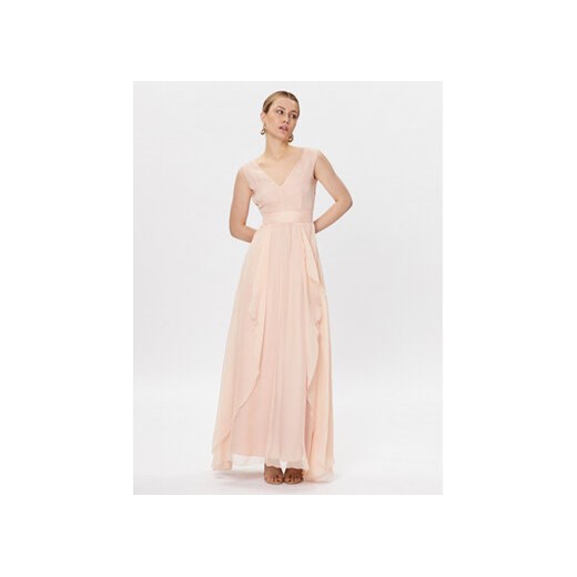 Liu Jo Sukienka wieczorowa CA3384 T3384 Różowy Regular Fit ze sklepu MODIVO w kategorii Sukienki - zdjęcie 168536205