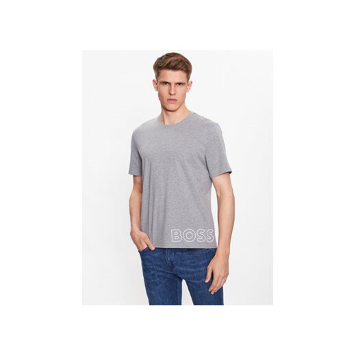 Boss T-Shirt 50472750 Szary Regular Fit ze sklepu MODIVO w kategorii T-shirty męskie - zdjęcie 168536457