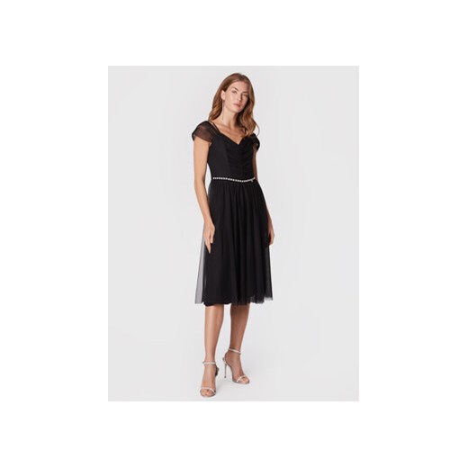 Rinascimento Sukienka koktajlowa CFC0110393003 Czarny Regular Fit ze sklepu MODIVO w kategorii Sukienki - zdjęcie 168536926