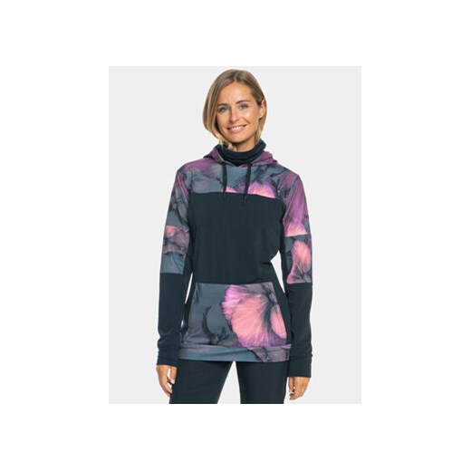 Roxy Bluza Winter Valley Otlr ERJFT04716 Czarny Regular Fit XS okazyjna cena MODIVO