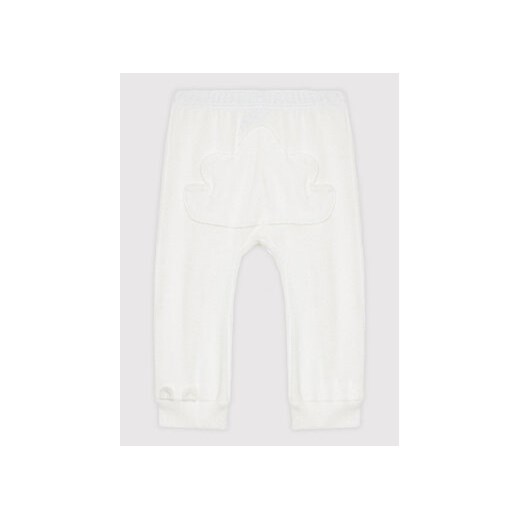 United Colors Of Benetton Spodnie dresowe 3CEDAF004 Biały Regular Fit ze sklepu MODIVO w kategorii Spodnie i półśpiochy - zdjęcie 168537015