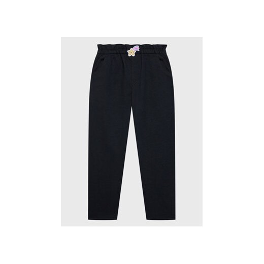 United Colors Of Benetton Spodnie materiałowe 4LAAGF00B Czarny Regular Fit ze sklepu MODIVO w kategorii Spodnie dziewczęce - zdjęcie 168537769