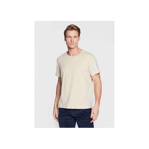 Blend T-Shirt Dinton 20714824 Écru Regular Fit ze sklepu MODIVO w kategorii T-shirty męskie - zdjęcie 168538039