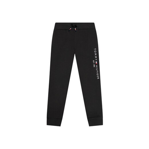 Tommy Hilfiger Spodnie dresowe Essential KS0KS00214 Czarny Regular Fit ze sklepu MODIVO w kategorii Spodnie chłopięce - zdjęcie 168538387