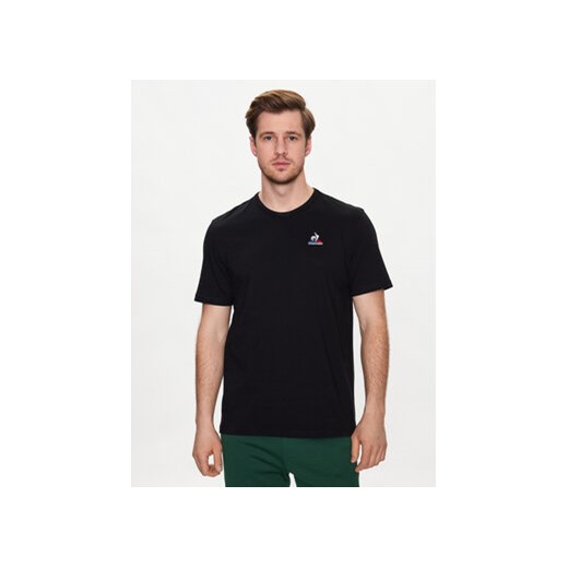 Le Coq Sportif T-Shirt 2310544 Czarny Regular Fit ze sklepu MODIVO w kategorii T-shirty męskie - zdjęcie 168538715