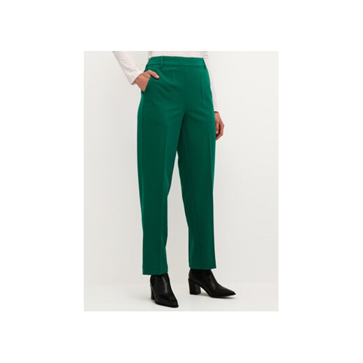 Kaffe Spodnie materiałowe Sakura 10506858 Zielony Relaxed Fit ze sklepu MODIVO w kategorii Spodnie damskie - zdjęcie 168538895