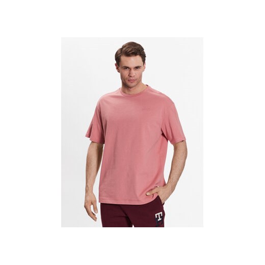 Outhorn T-Shirt TTSHM453 Różowy Regular Fit ze sklepu MODIVO w kategorii T-shirty męskie - zdjęcie 168538995