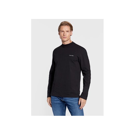Calvin Klein Longsleeve K10K110179 Czarny Regular Fit ze sklepu MODIVO w kategorii T-shirty męskie - zdjęcie 168539427