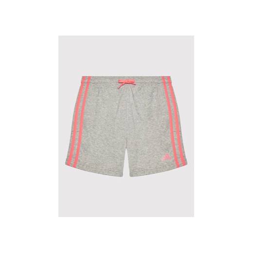 adidas Szorty sportowe Essentials HE1994 Szary Slim Fit ze sklepu MODIVO w kategorii Spodenki chłopięce - zdjęcie 168539565