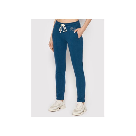 Femi Stories Spodnie dresowe Tricia Granatowy Slim Fit ze sklepu MODIVO w kategorii Spodnie damskie - zdjęcie 168539658