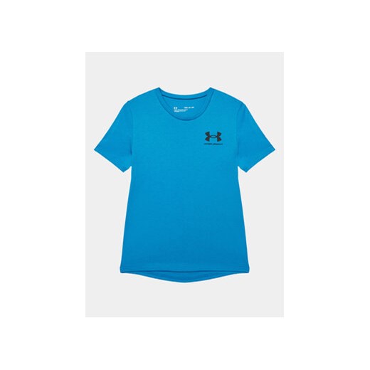 Under Armour T-Shirt Ua Sportstyle Left Chest Ss 1363280 Niebieski Loose Fit ze sklepu MODIVO w kategorii T-shirty chłopięce - zdjęcie 168540385