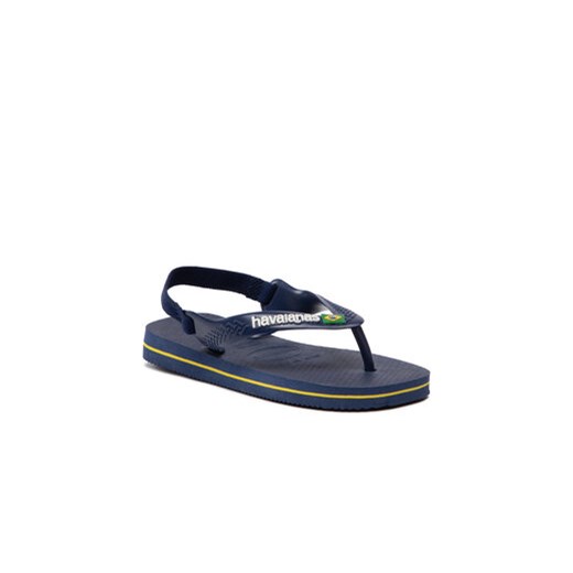 Havaianas Sandały Brasil Logo 41405773587 Granatowy Havaianas 21 okazyjna cena MODIVO
