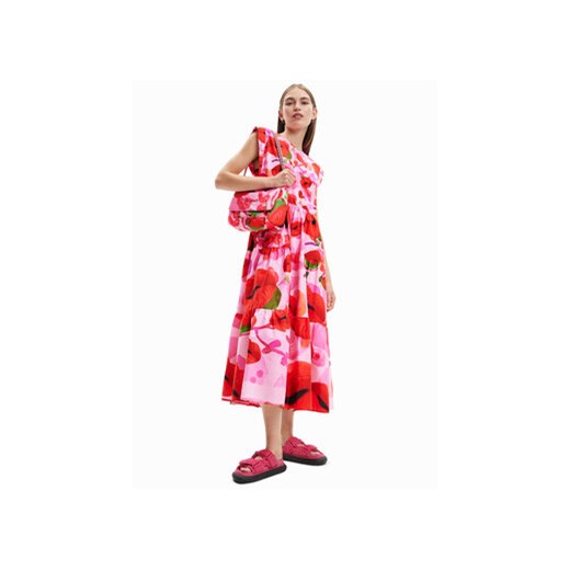 Desigual Sukienka letnia MONSIEUR CHRISTIAN LACROIX Tulip 23SWVW25 Różowy Regular Fit ze sklepu MODIVO w kategorii Sukienki - zdjęcie 168540647