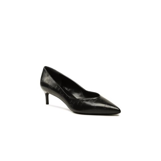Max Mara Szpilki Damierpump 2345260137600 Czarny Max Mara 36 okazyjna cena MODIVO