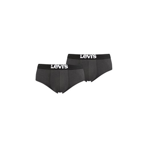 Levi's® Komplet 2 par slipów Solid Basic 905003001 Czarny S MODIVO