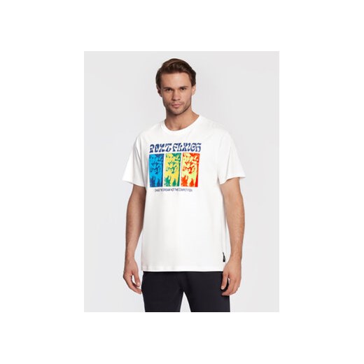 Puma T-Shirt Rebound 2 536463 Biały Regular Fit ze sklepu MODIVO w kategorii T-shirty męskie - zdjęcie 168541227