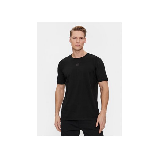 Hugo T-Shirt Diragolino_H 50505033 Czarny Regular Fit ze sklepu MODIVO w kategorii T-shirty męskie - zdjęcie 168541396