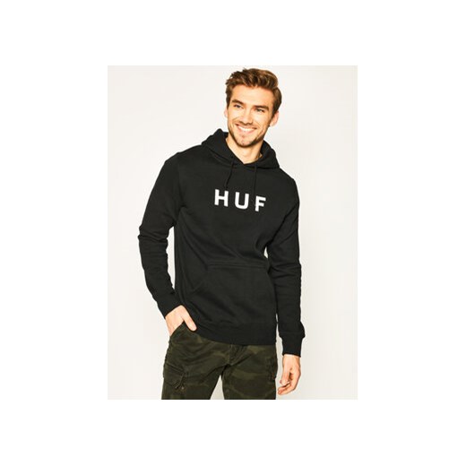 HUF Bluza Essentials OG Logo PF00099 Czarny Regular Fit Huf L MODIVO