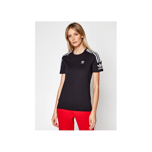 adidas T-Shirt Lock Up ED7530 Czarny Regular Fit ze sklepu MODIVO w kategorii Bluzki damskie - zdjęcie 168541918
