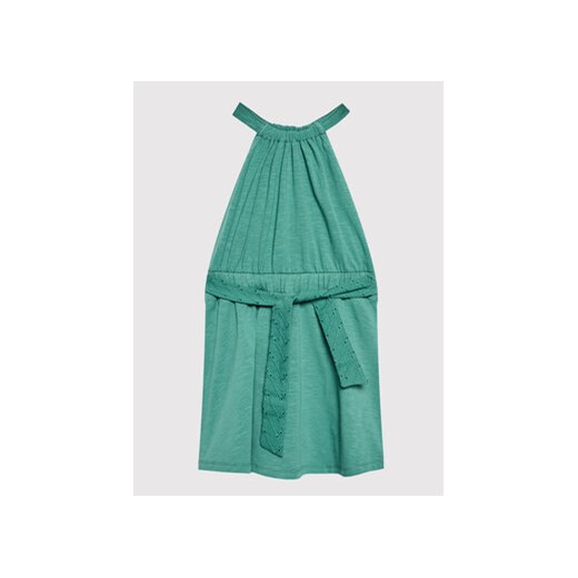 United Colors Of Benetton Sukienka letnia 3LHACV003 Zielony Regular Fit ze sklepu MODIVO w kategorii Sukienki dziewczęce - zdjęcie 168541936