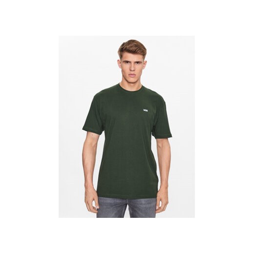 Vans T-Shirt Mn Left Chest Logo Tee VN0A3CZE Khaki Classic Fit ze sklepu MODIVO w kategorii T-shirty męskie - zdjęcie 168542235