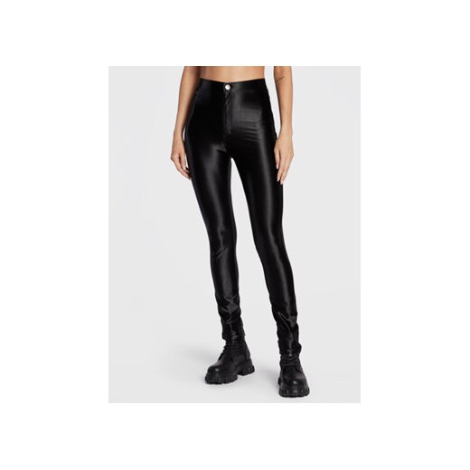 Glamorous Spodnie materiałowe YH2505 Czarny Slim Fit ze sklepu MODIVO w kategorii Spodnie damskie - zdjęcie 168542456
