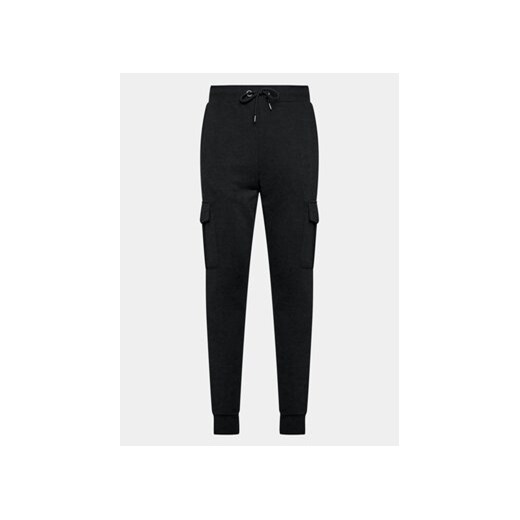 Brave Soul Spodnie dresowe MJB-581GAUZE Czarny Regular Fit ze sklepu MODIVO w kategorii Spodnie męskie - zdjęcie 168542486