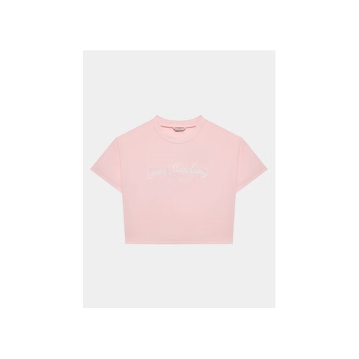 Guess T-Shirt J3YI59 KABR0 Różowy Boxy Fit ze sklepu MODIVO w kategorii Bluzki dziewczęce - zdjęcie 168542765