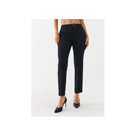 Liu Jo Spodnie materiałowe MF3130 T4224 Czarny Regular Fit ze sklepu MODIVO w kategorii Spodnie damskie - zdjęcie 168542846