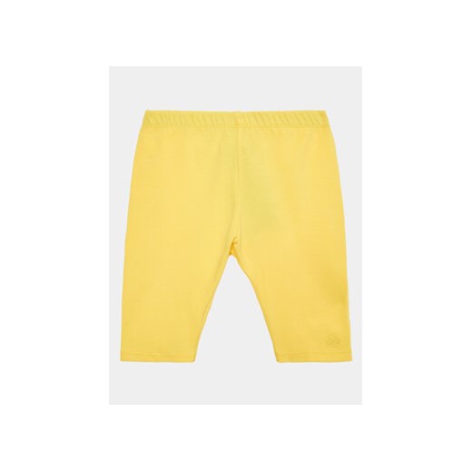 United Colors Of Benetton Legginsy 3MT1GF01M Żółty Slim Fit ze sklepu MODIVO w kategorii Spodnie dziewczęce - zdjęcie 168543077