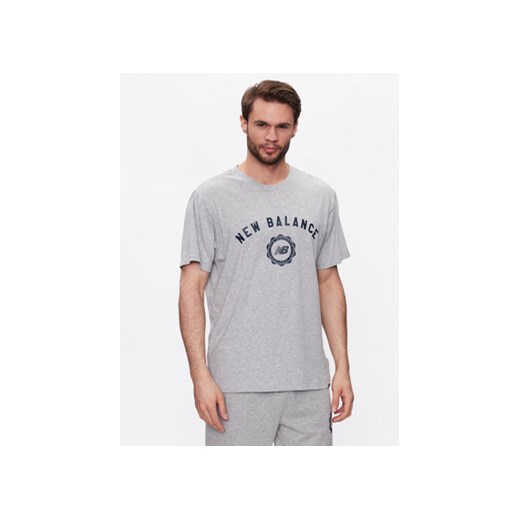New Balance T-Shirt Sport Seasonal Graphic MT31904 Szary Relaxed Fit ze sklepu MODIVO w kategorii T-shirty męskie - zdjęcie 168543127