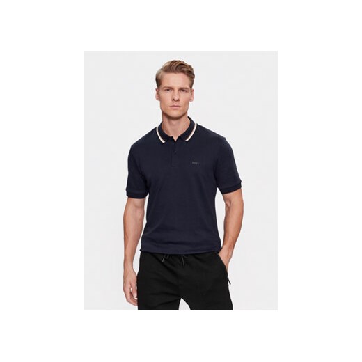Boss Polo Penrose 38 50469360 Granatowy Regular Fit ze sklepu MODIVO w kategorii T-shirty męskie - zdjęcie 168543217