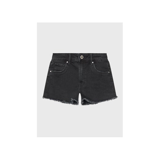 Pepe Jeans Szorty jeansowe Patty Short PG800783XR0 Czarny Regular Fit ze sklepu MODIVO w kategorii Spodenki dziewczęce - zdjęcie 168543267
