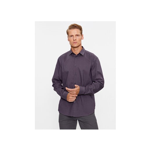Sisley Koszula 5PFRSQ02D Fioletowy Regular Fit ze sklepu MODIVO w kategorii Koszule męskie - zdjęcie 168543295