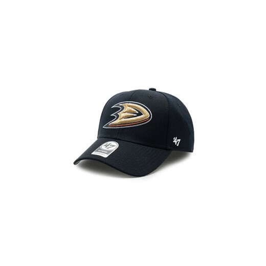 47 Brand Czapka z daszkiem NHL Anaheim Ducks '47 MVP H-MVP25WBV-BKC Czarny ze sklepu MODIVO w kategorii Czapki z daszkiem męskie - zdjęcie 168543336