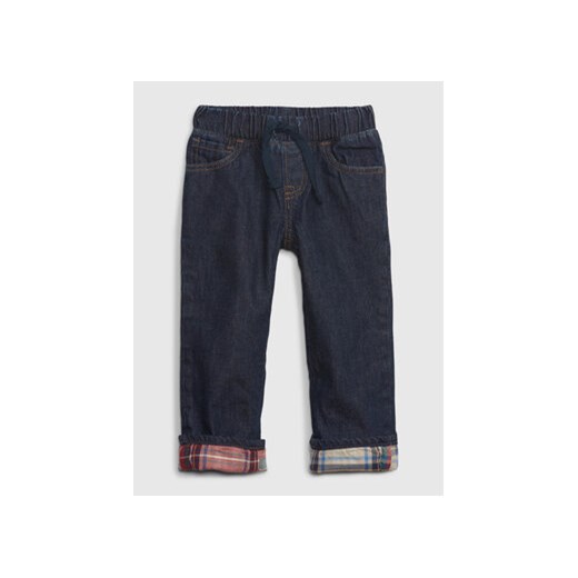 Gap Jeansy 815308-00 Granatowy Straight Fit ze sklepu MODIVO w kategorii Spodnie chłopięce - zdjęcie 168543399