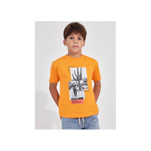 Mayoral T-Shirt 6073 Pomarańczowy ze sklepu MODIVO w kategorii T-shirty chłopięce - zdjęcie 168543465