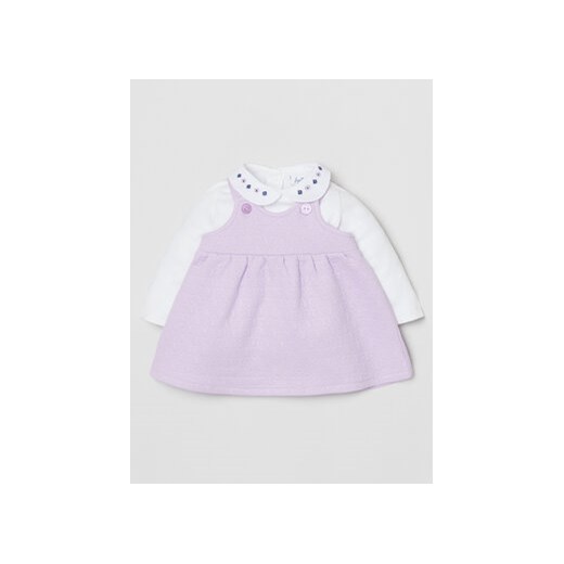 OVS Komplet bluzka i sukienka 1820727 Fioletowy Regular Fit ze sklepu MODIVO w kategorii Komplety niemowlęce - zdjęcie 168543746
