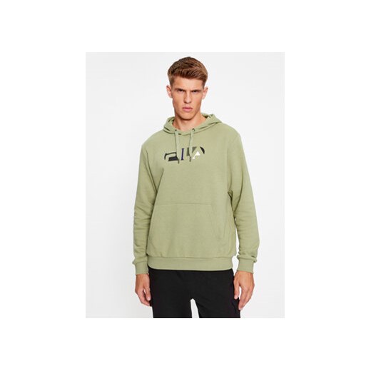 Fila Bluza FAM0511 Zielony Regular Fit Fila XXL MODIVO