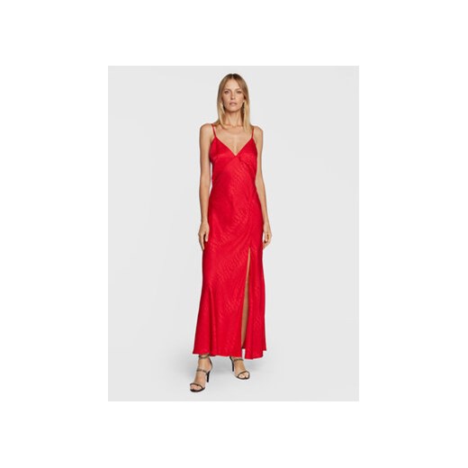 TWINSET Sukienka wieczorowa 222TT2124 Czerwony Regular Fit ze sklepu MODIVO w kategorii Sukienki - zdjęcie 168543987