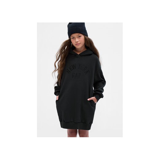 Gap Sukienka codzienna 787164-02 Czarny Regular Fit ze sklepu MODIVO w kategorii Sukienki dziewczęce - zdjęcie 168544276