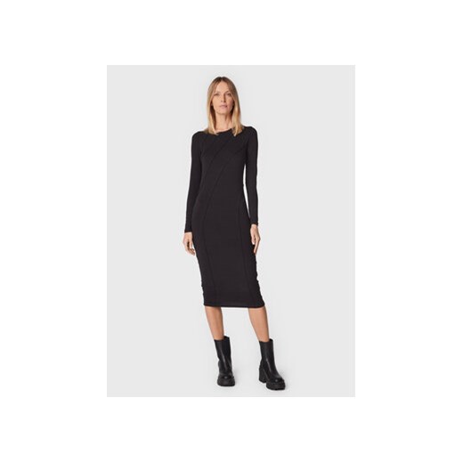 Brave Soul Sukienka codzienna LDRJ-149ELLA Czarny Slim Fit S MODIVO