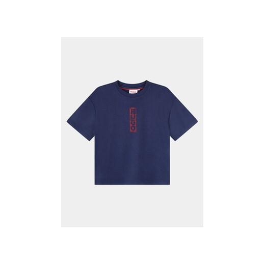 Hugo T-Shirt G25140 S Niebieski Regular Fit ze sklepu MODIVO w kategorii T-shirty chłopięce - zdjęcie 168545317