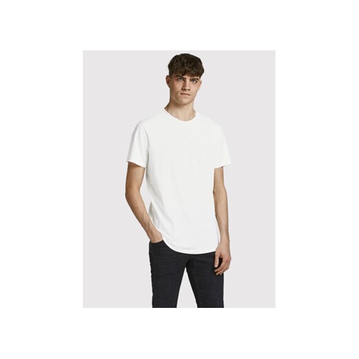 Jack&Jones T-Shirt Basher 12182498 Biały Regular Fit ze sklepu MODIVO w kategorii T-shirty męskie - zdjęcie 168545598