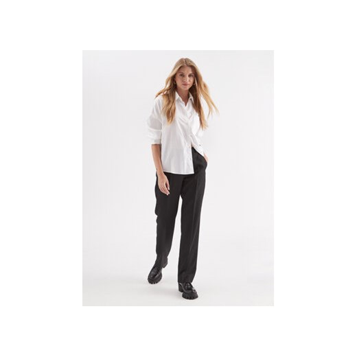 Calvin Klein Spodnie materiałowe Essential K20K206879 Czarny Slim Fit ze sklepu MODIVO w kategorii Spodnie damskie - zdjęcie 168546027